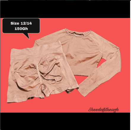 women's top and shorts