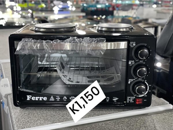 Electric oven & 2 plates cooker with an oven 