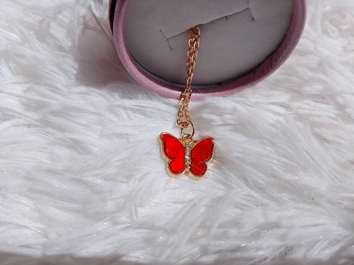 Butterfly necklaces