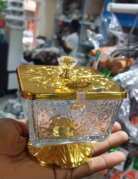 Boîte de sucre en verre