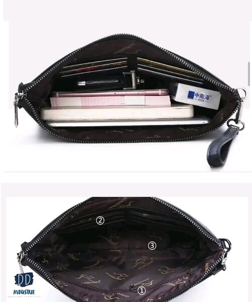 Pochette en cuir élégante