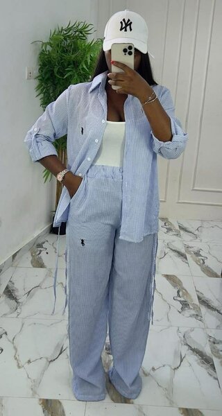 Ensemble Chemise et Pantalon Décontracté