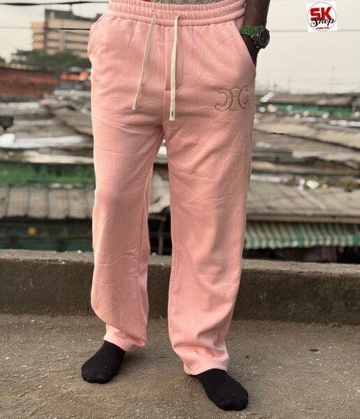 Pantalon de sport rose homme