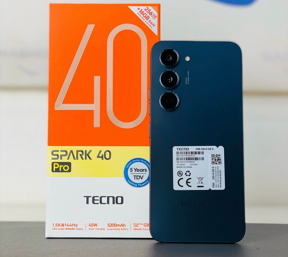 Smartphone Tecno Spark 40 Pro