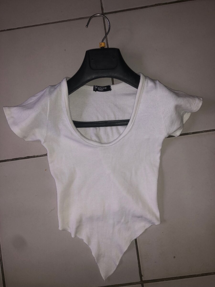 Body en coton blanc élégant