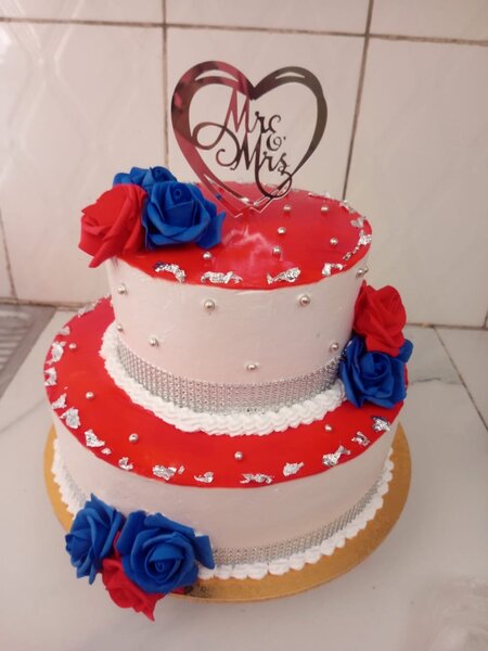 Gâteau de mariage élégant