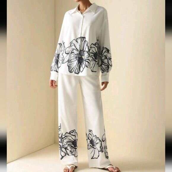 Ensemble fleuri chic