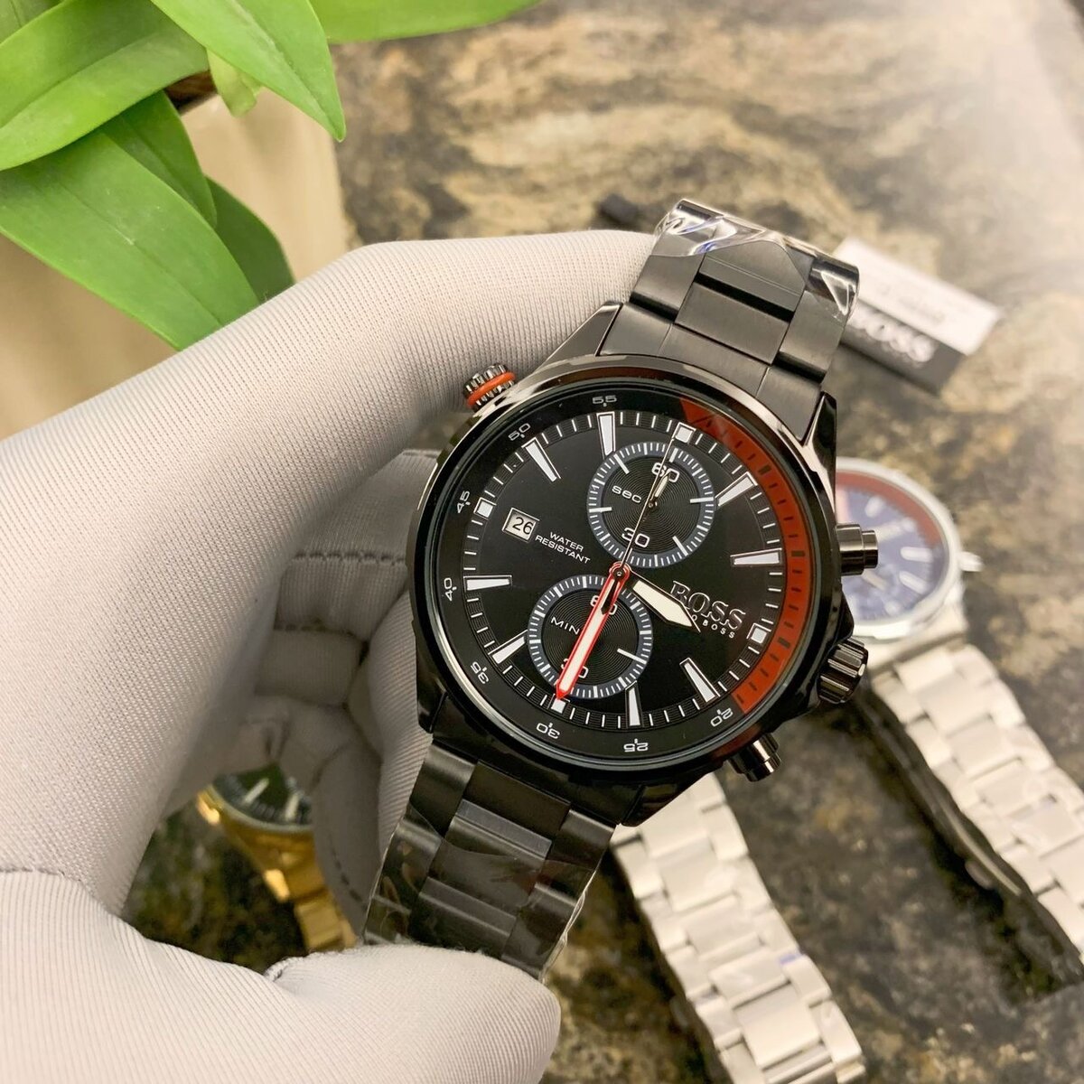 Montre Homme Acier Luxe