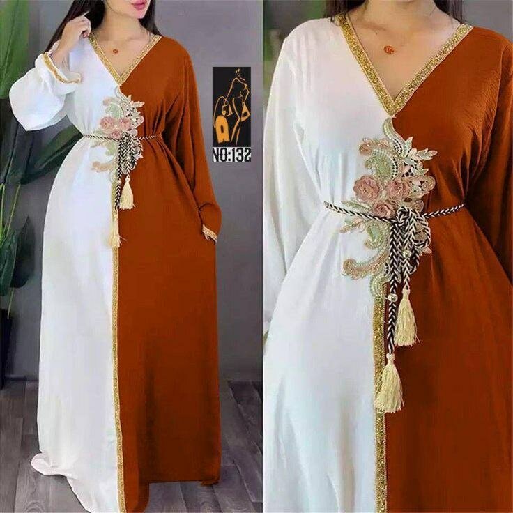 Robe élégante bicolore