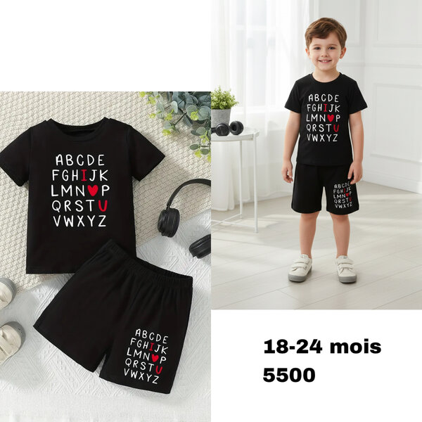 Tenue Enfant ABC Amour