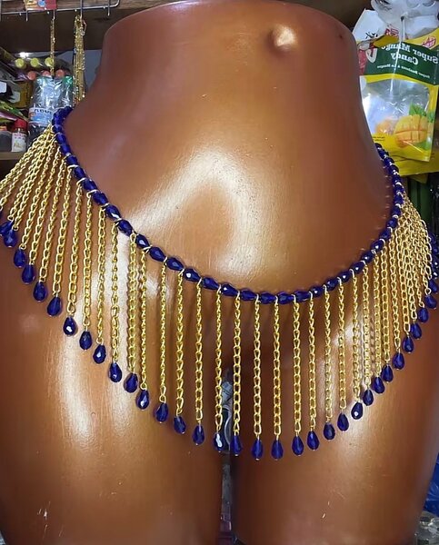 Ceinture de perles boho chic