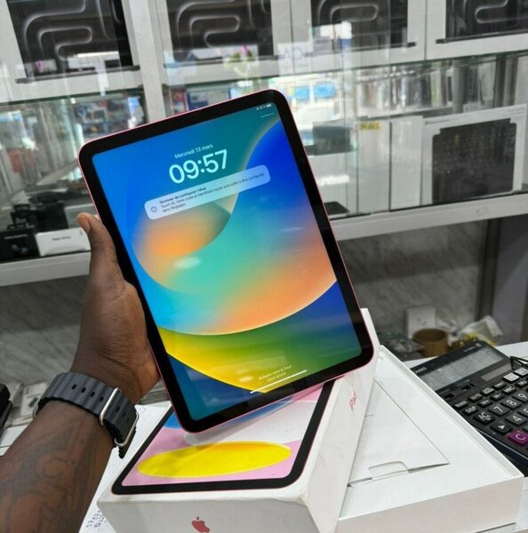 Tablette iPad rose