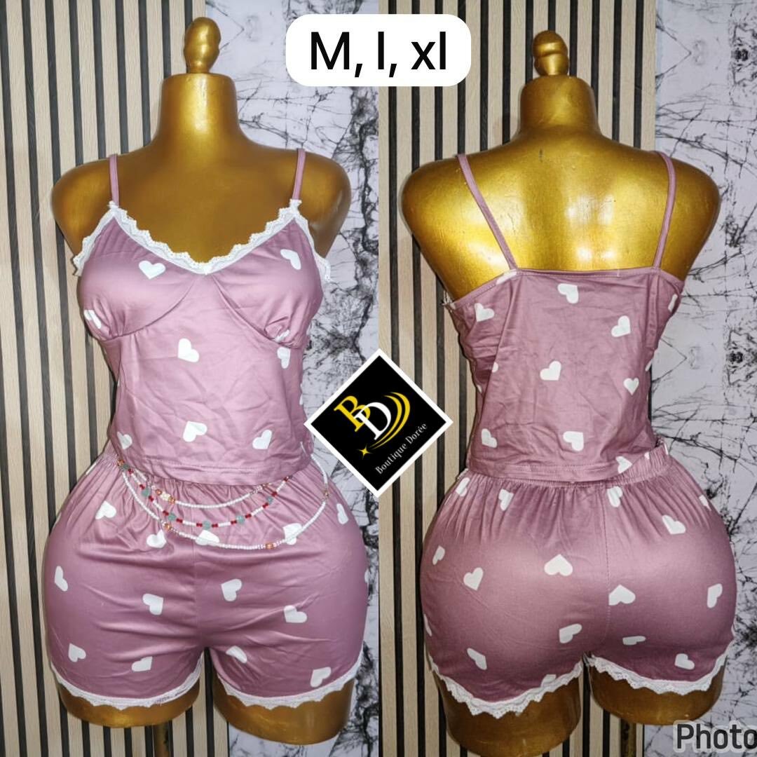 Pyjama Femme Cœur Chic
