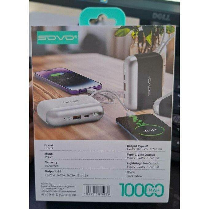 Sovo Batterie Externe 10,000mAh