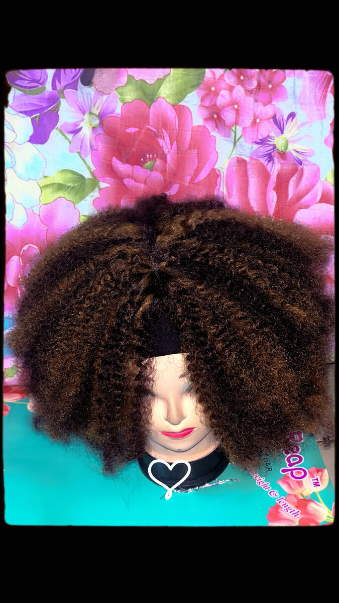 Perruque Bouclée Naturelle