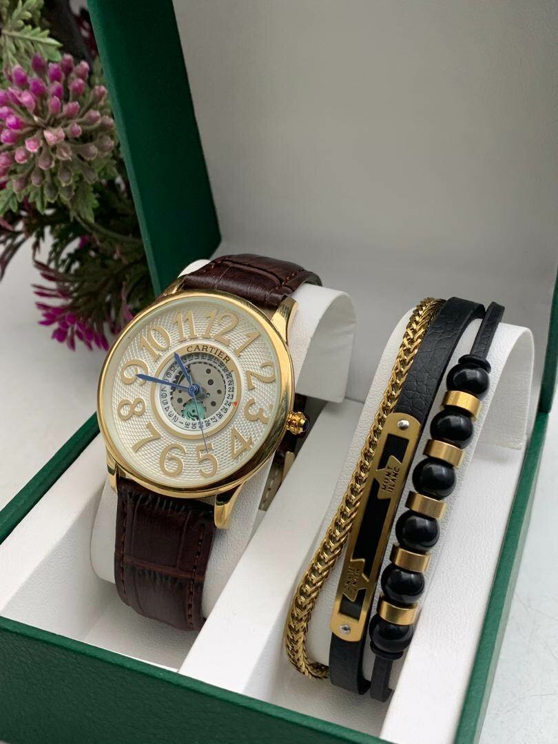 Cartier watch and bracelet