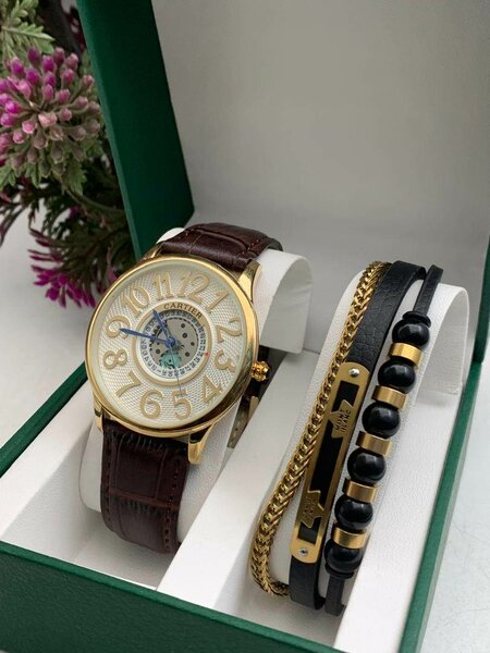 Cartier watch and bracelet