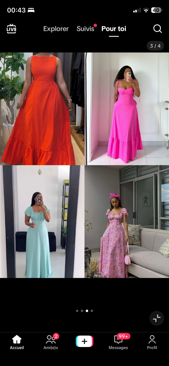 Robe Longue Élégante Femme