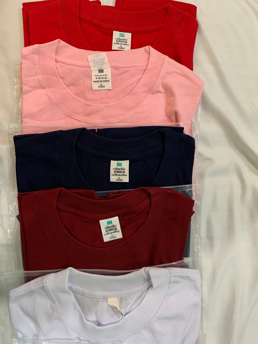 Lot de T-shirts en Coton