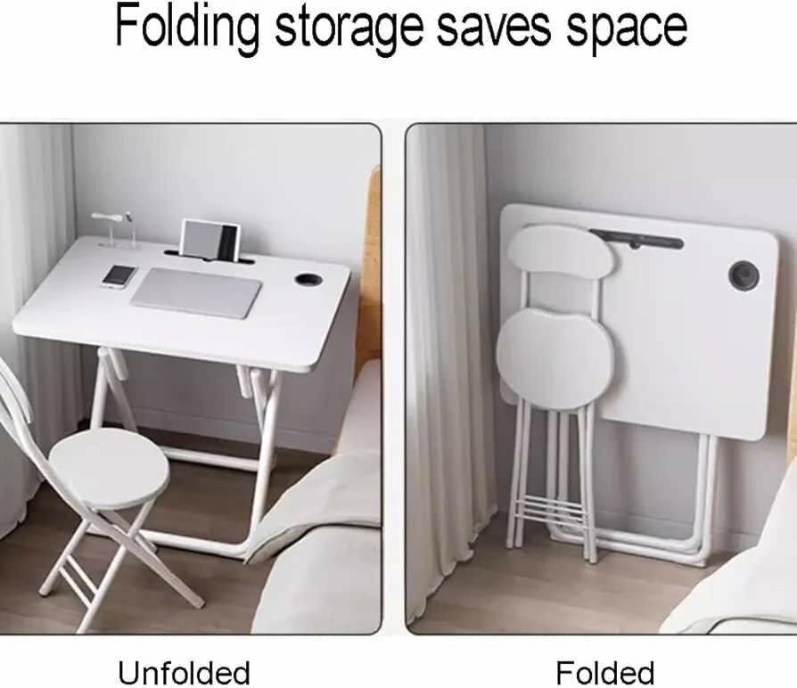 Foldable table and chair