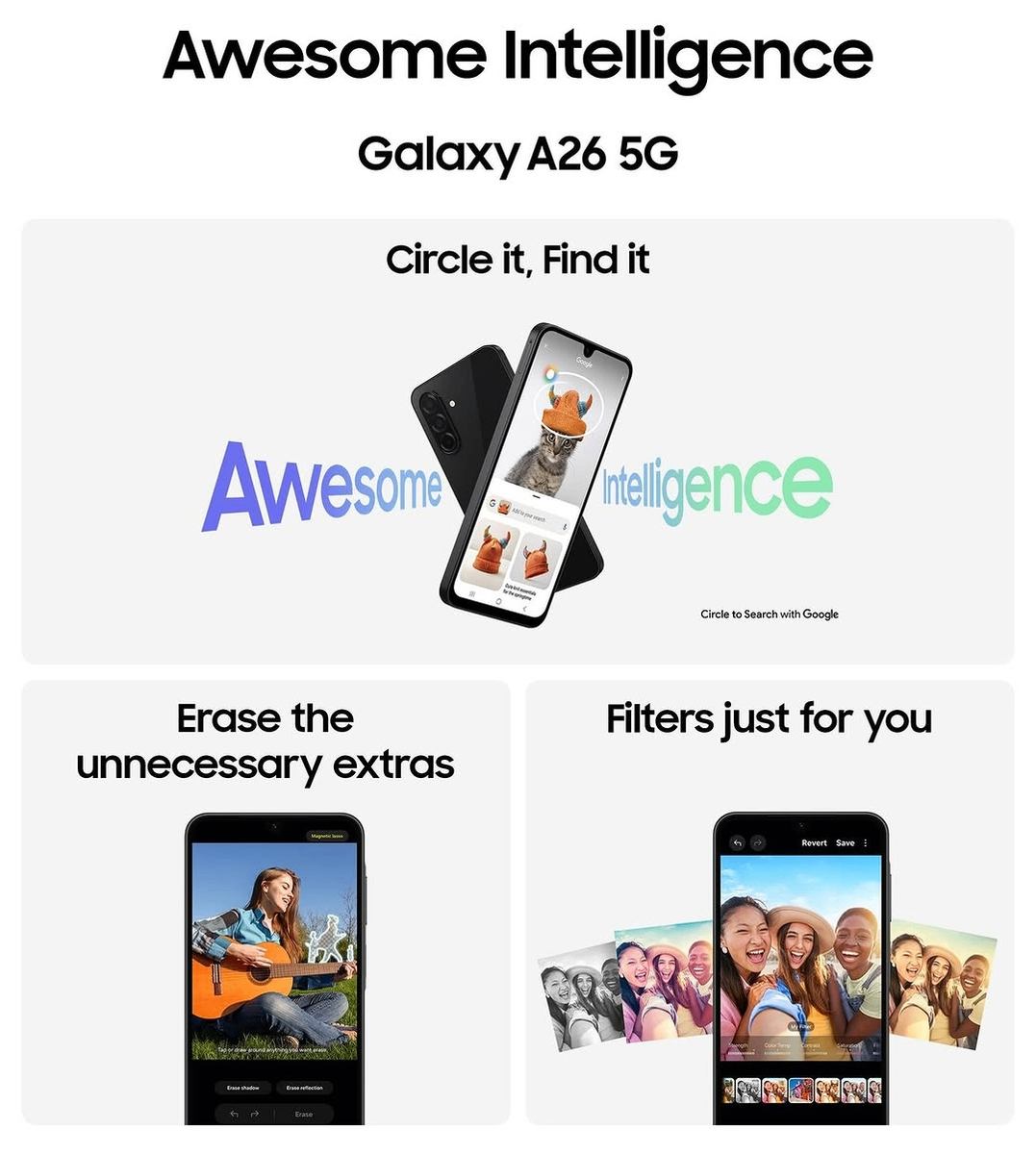 Samsung  A26 6GB + 128GB