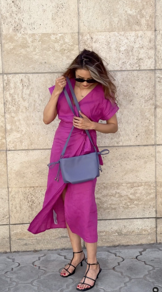 сумка серая