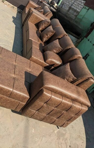 Box Type Leather sofa sets