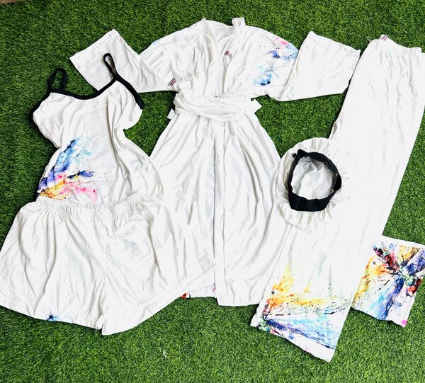 Wholesale of 5 in 1 night wear