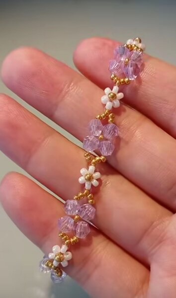 Daisy Flower Bracelet