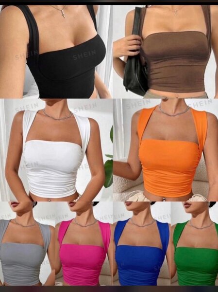 Débardeur Femme Épaules Dénudées