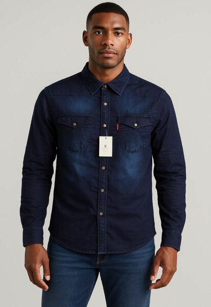 Chemise en jean homme élégante