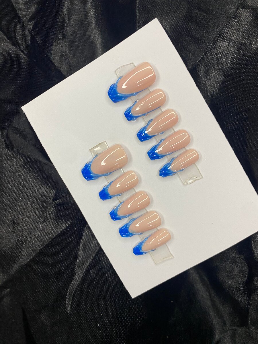 Ongles Prêts à Poser Semi-Transparents