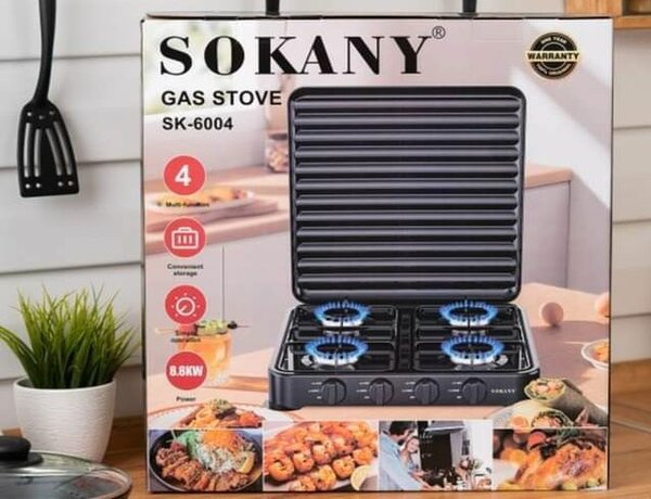 Four plate gas stoves