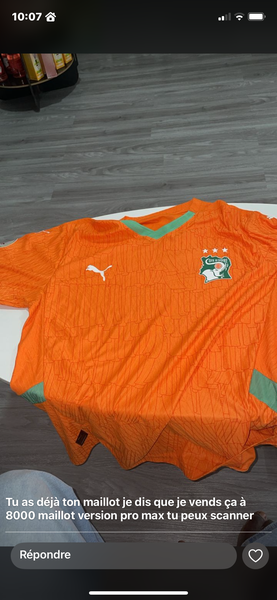 Maillot Équipe Côte d'Ivoire