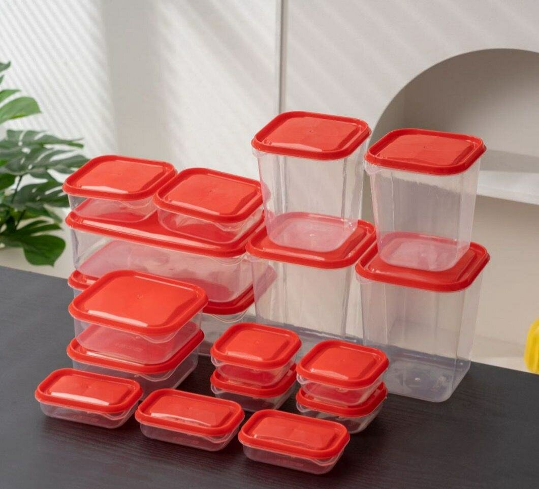 Ensemble de boîtes de conservation alimentaires