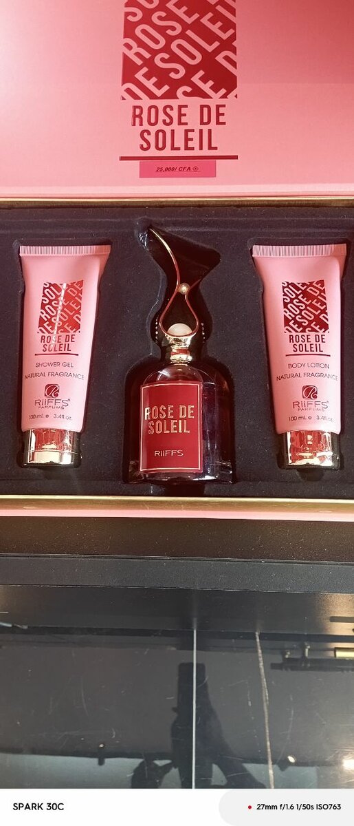 Coffret Parfum Rose de Soleil