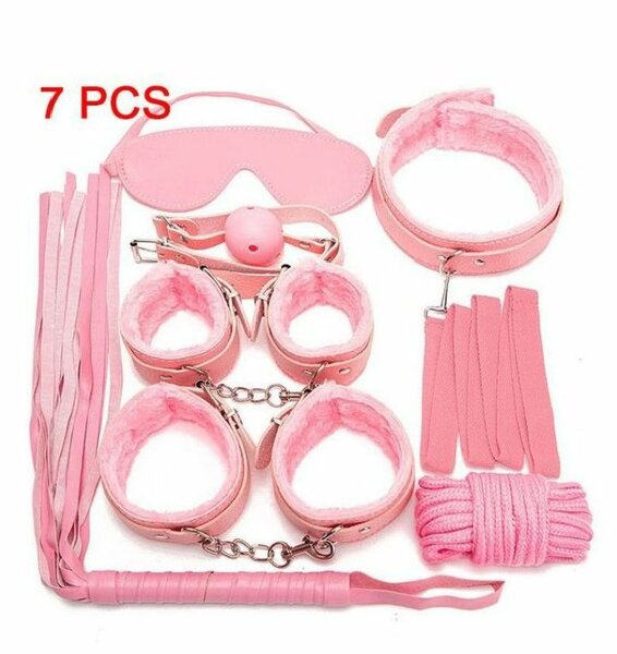 Ensemble BDSM Rose 7 Pièces