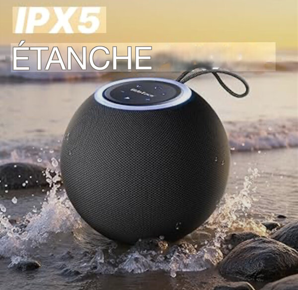 Enceinte Portable Étanche IPX5