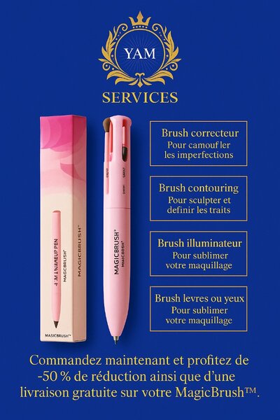 Stylo Maquillage 4-en-1 Polyvalent