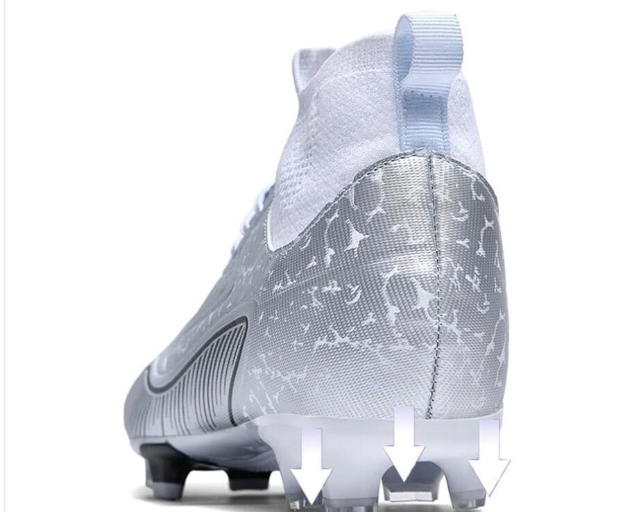 Maylrvjv Men's High Top Soccer Shoes Professional Cleats Foo