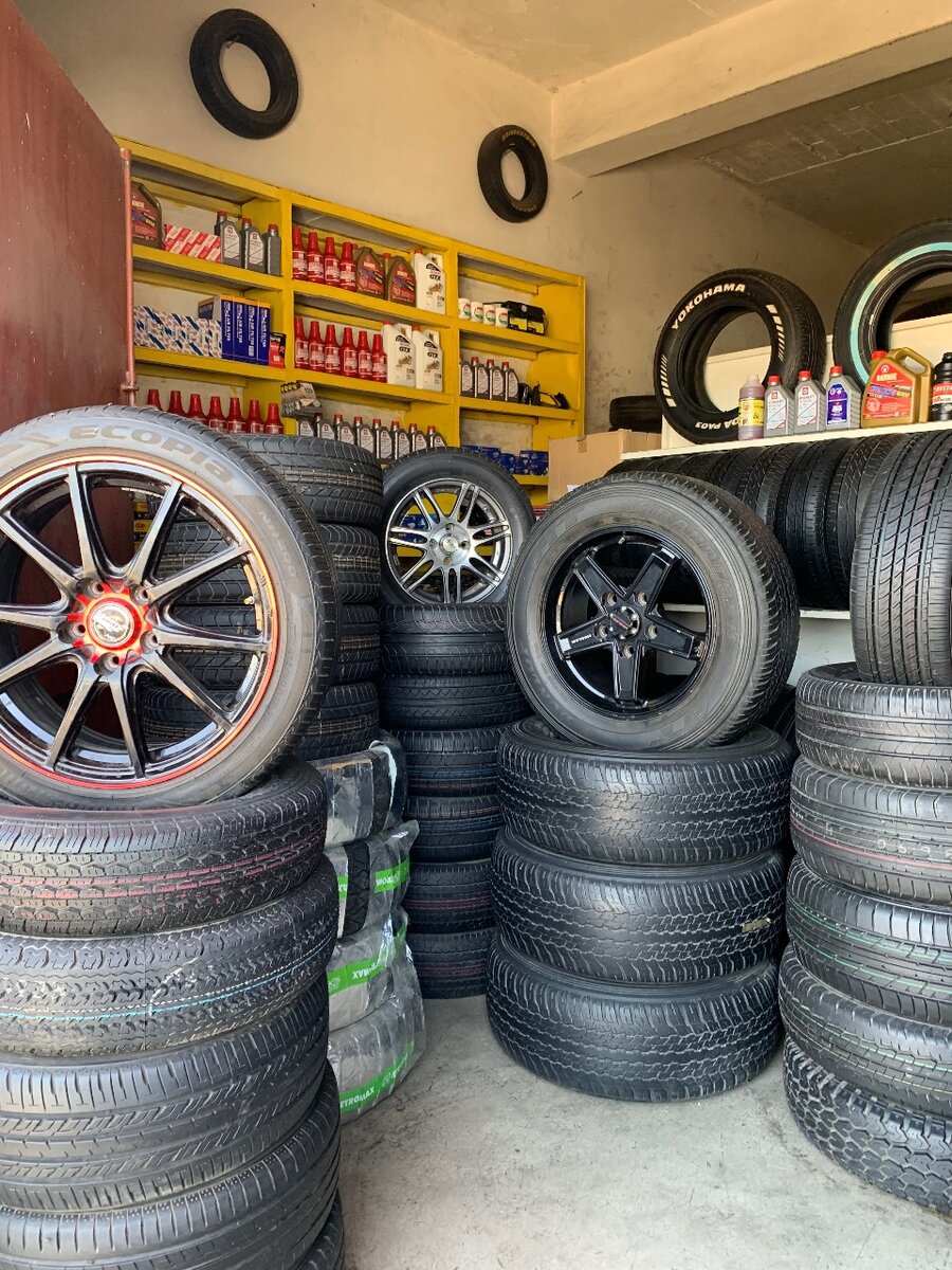 Different tyre sizes