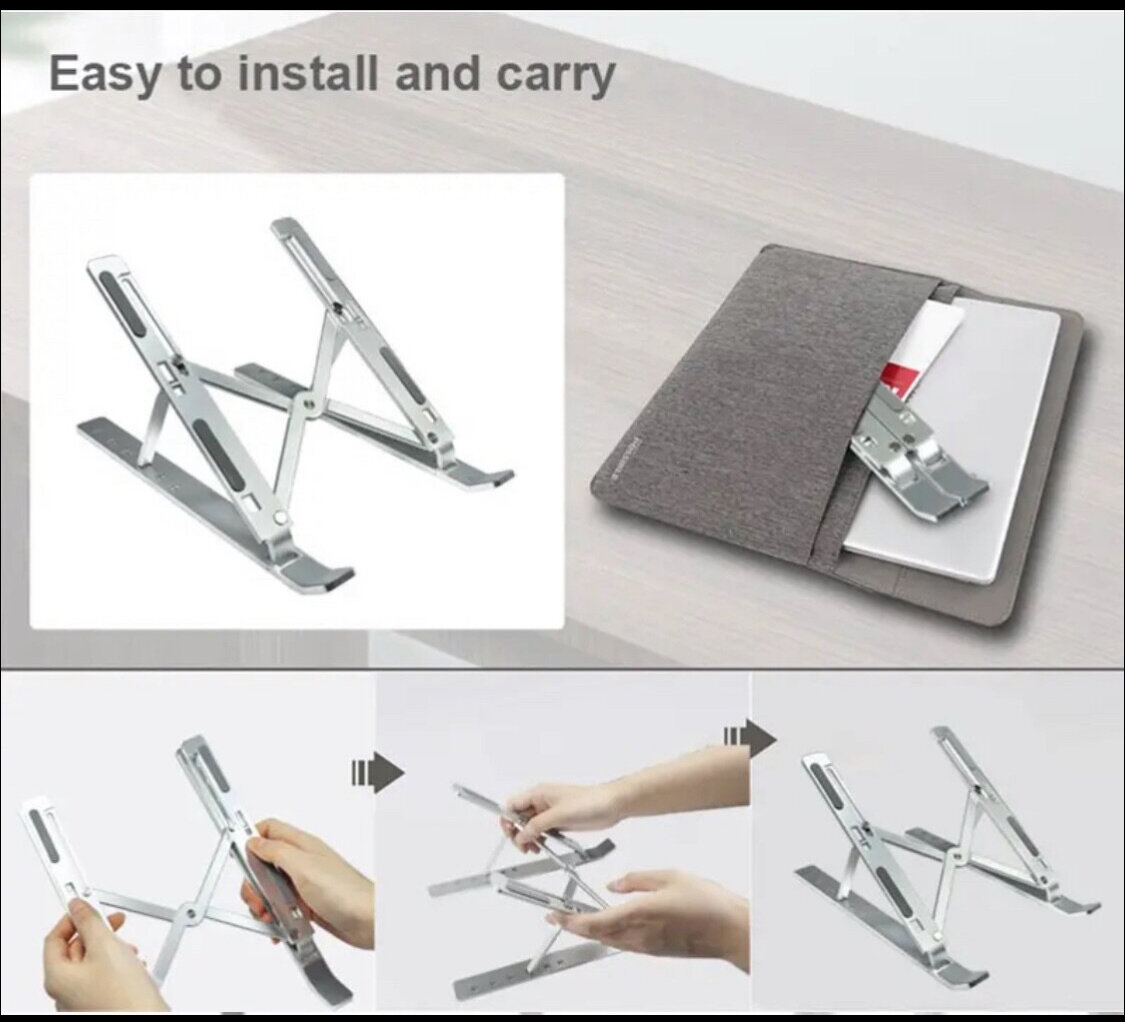 Support de Laptop Réglable Compact
