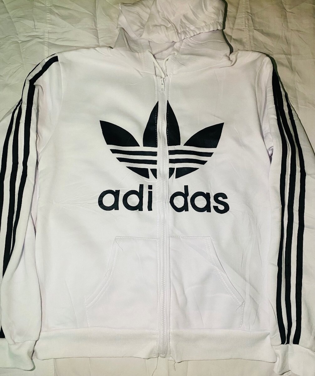 Survêtement blanc Adidas homme