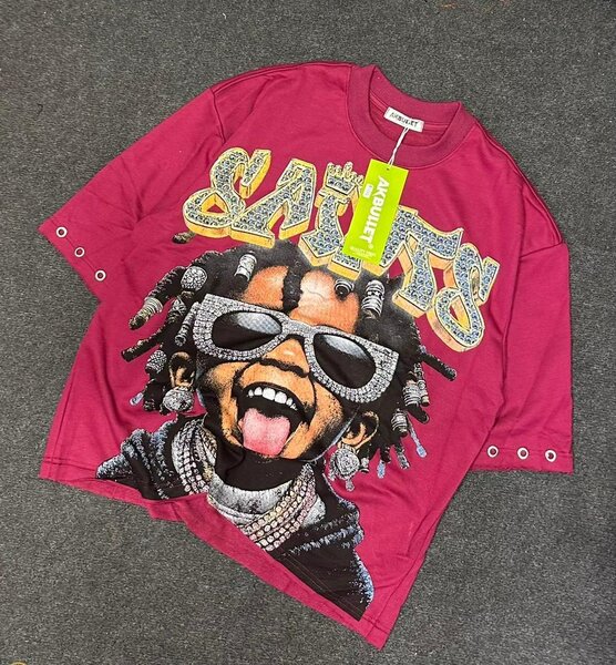 T-shirt graphique rouge