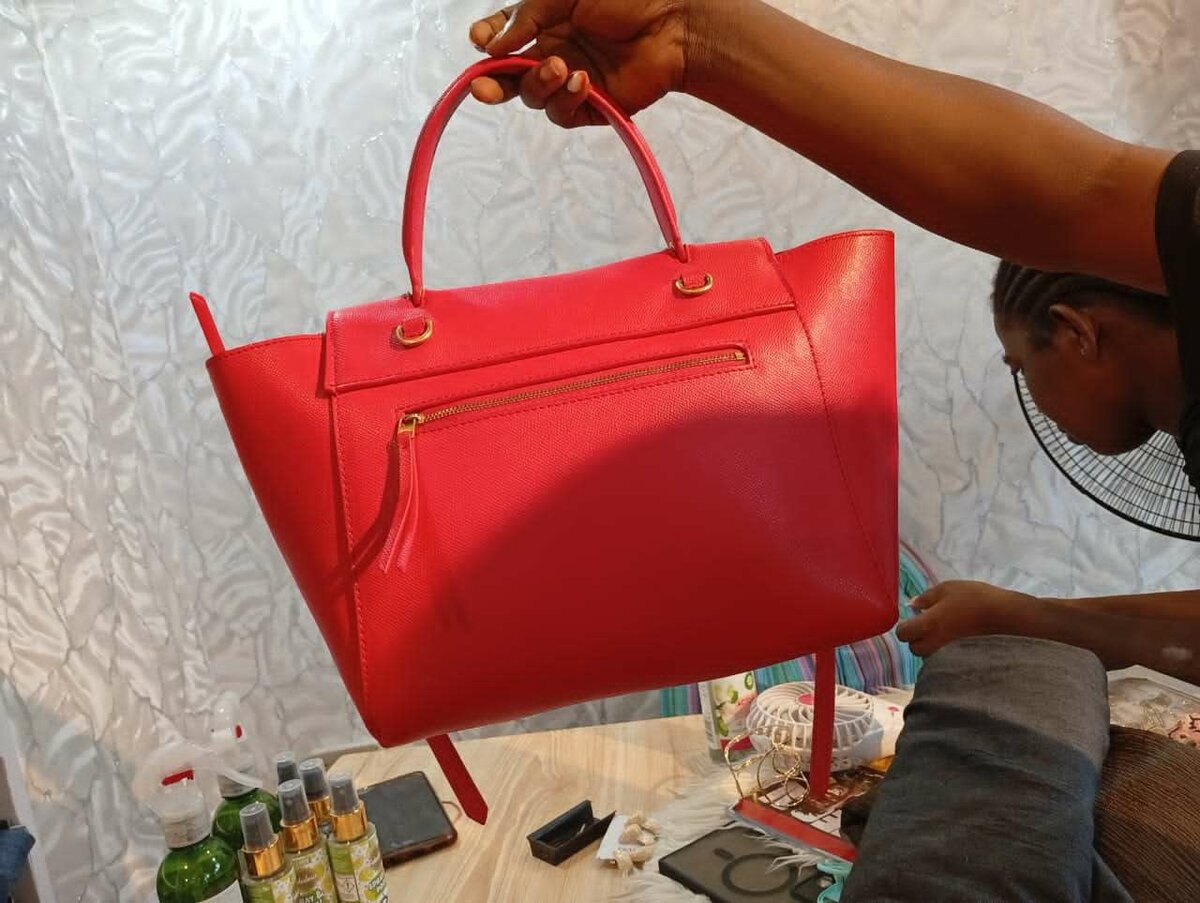 Red classy ladies bag