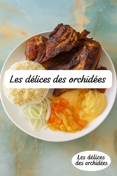 Poulet de chair flambé