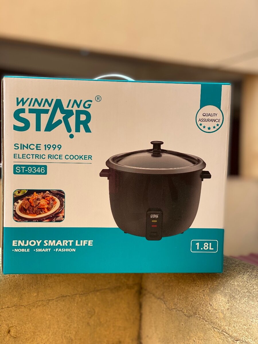 Winning Star Rice cooker 1.8L Capacity
