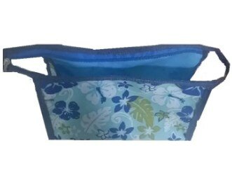 COSMATIC POUCH (WASHABLE) -blue