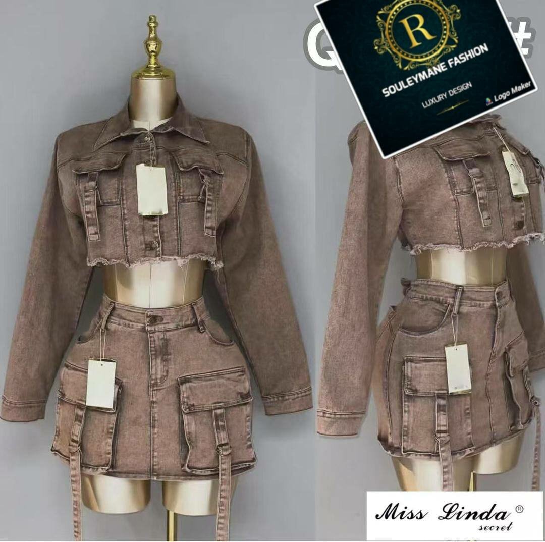 Tailleur en jean tendance