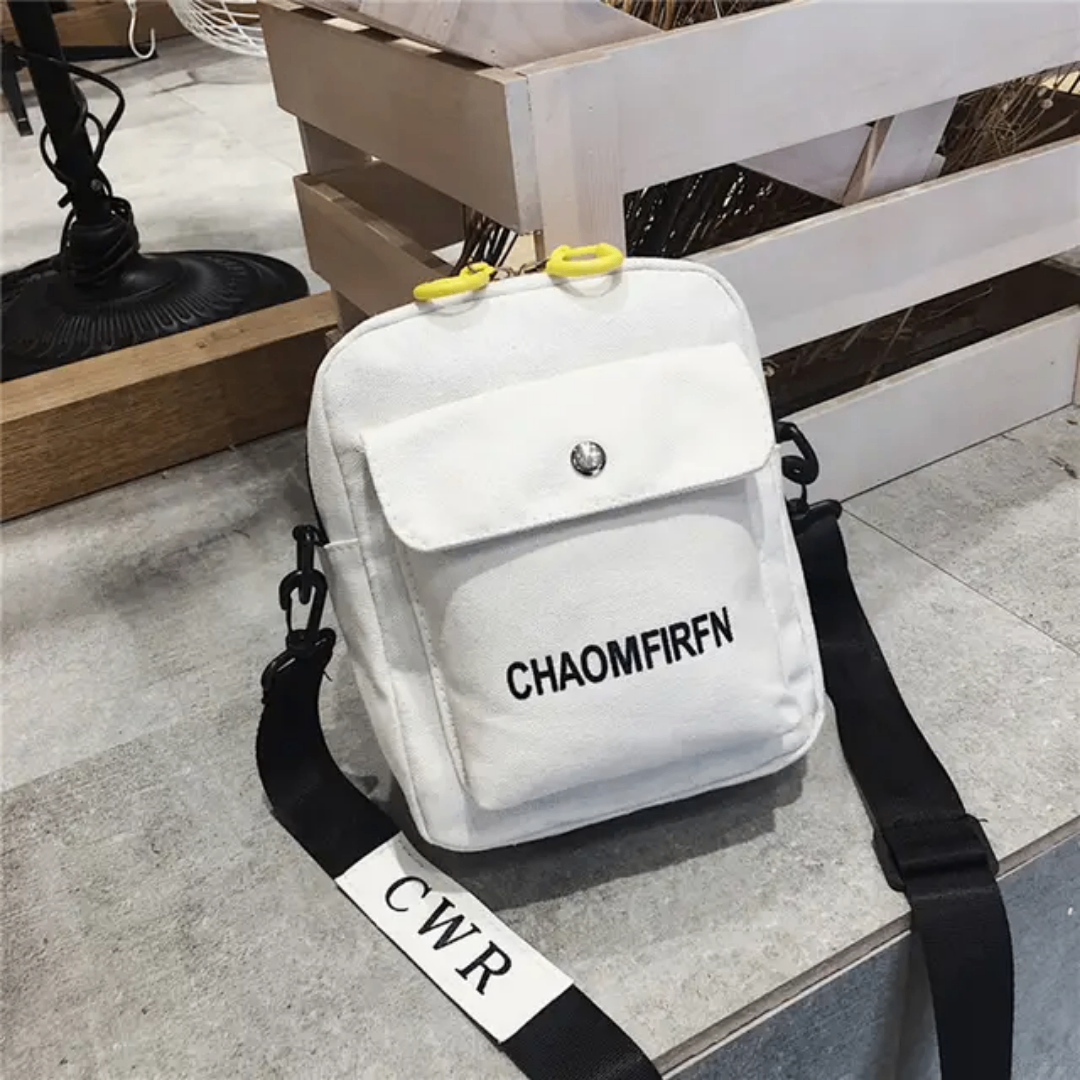 Sac bandoulière blanc tendance
